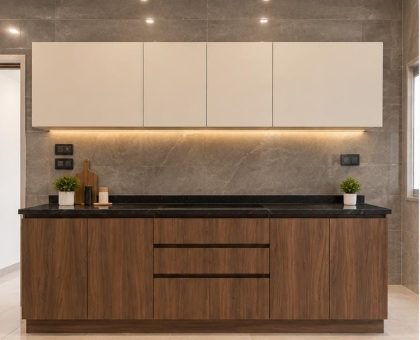 مطبخ MDF مقاس 220سم